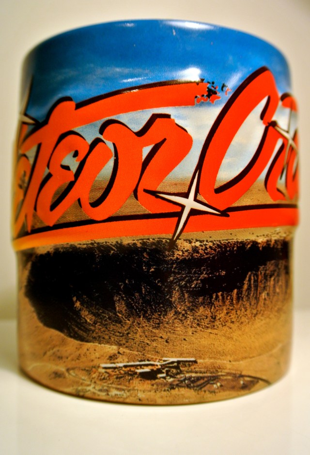 Crater sized souvenir mug for enjoying gallons of tea!